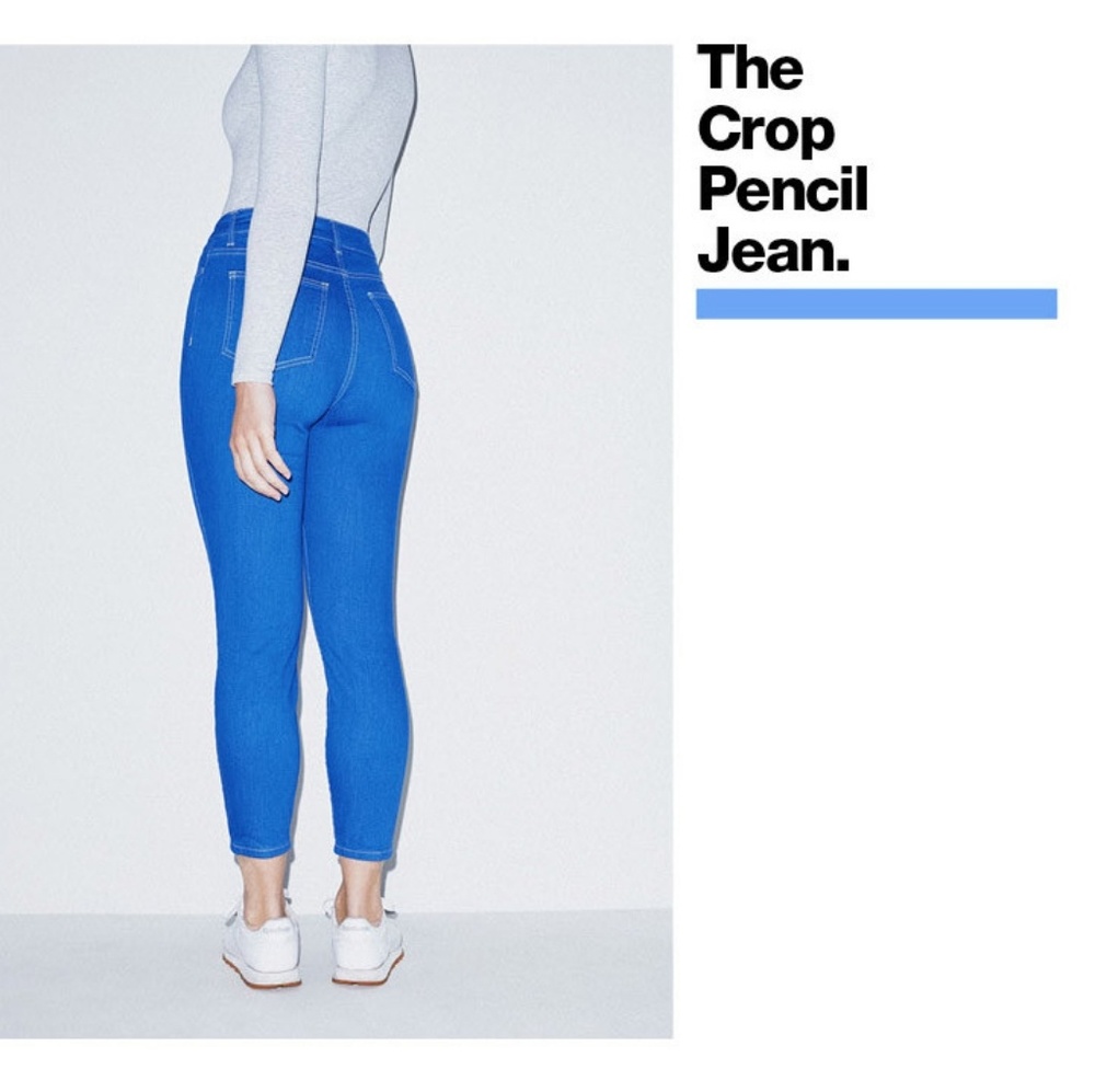 American Apparel Crop Pencil Jean